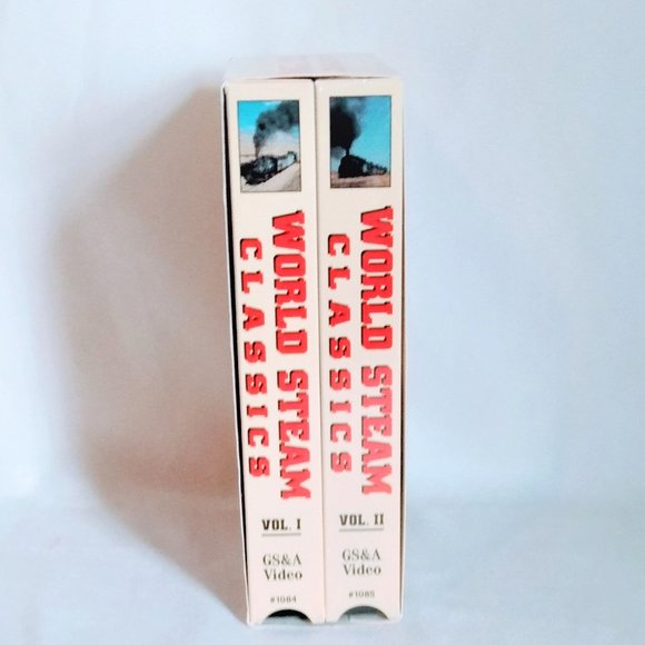Vintage 1995-World Steam Classics VHS-Vol 1 & 2-Vol 2. Sealed - Picture 2 of 13